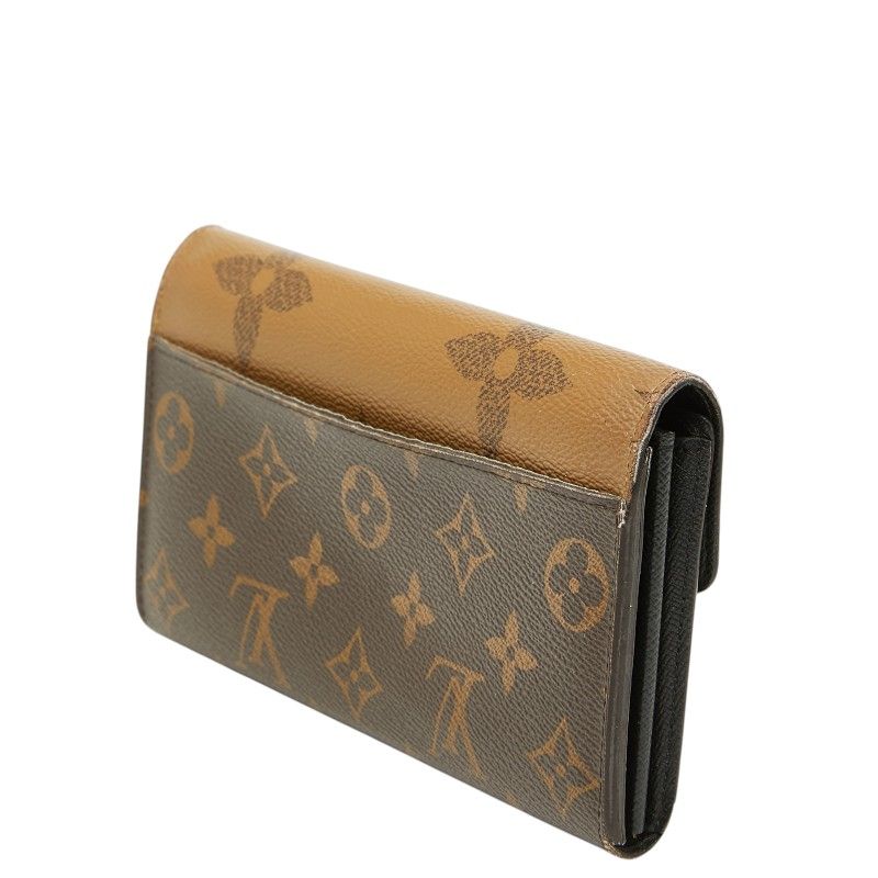 Louis Vuitton Monogram Giant Reverse Portefeuille Sarah Long Wallet
