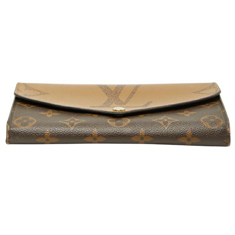 Louis Vuitton Monogram Giant Reverse Portefeuille Sarah Long Wallet