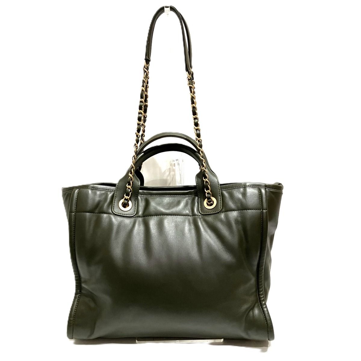 CHANEL Deauville Leather 2way Bag