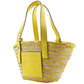Loewe Basketbag Raffia Leather Tote Bag