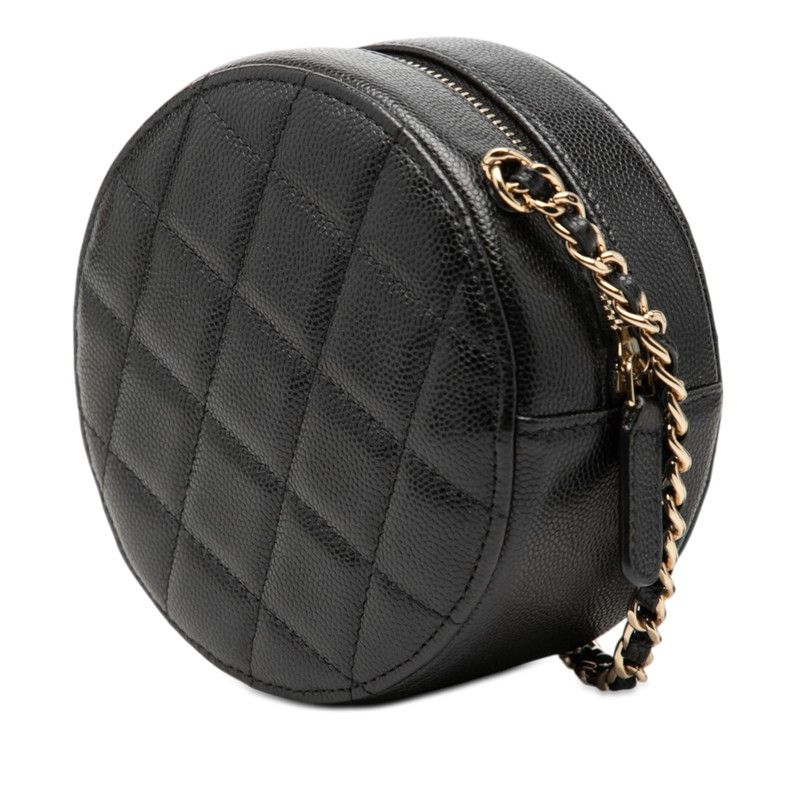 Chanel Coco Mark Matelasse Caviar Chain Shoulder Bag