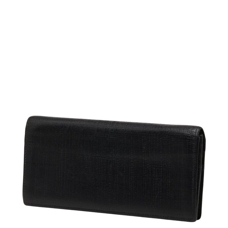Loewe Anagram Linen Leather Long Wallet
