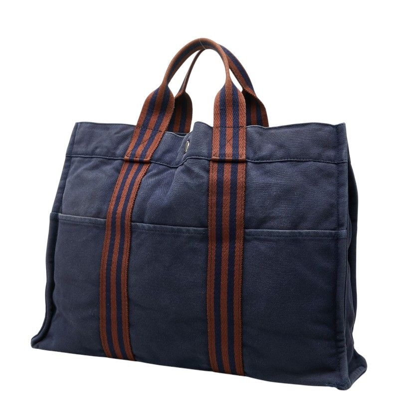 Hermes Fourre Tout MM Canvas Tote Bag