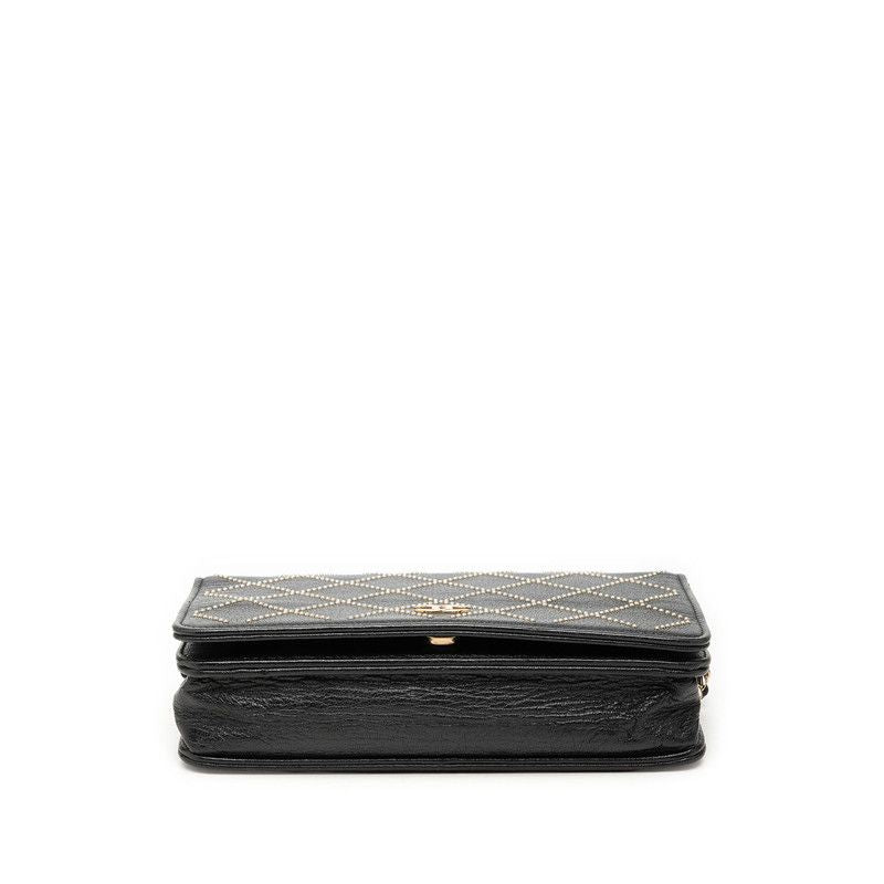 Chanel Coco Mark Calfskin Chain Wallet