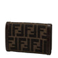 Fendi Zucca Canvas Leather Wallet