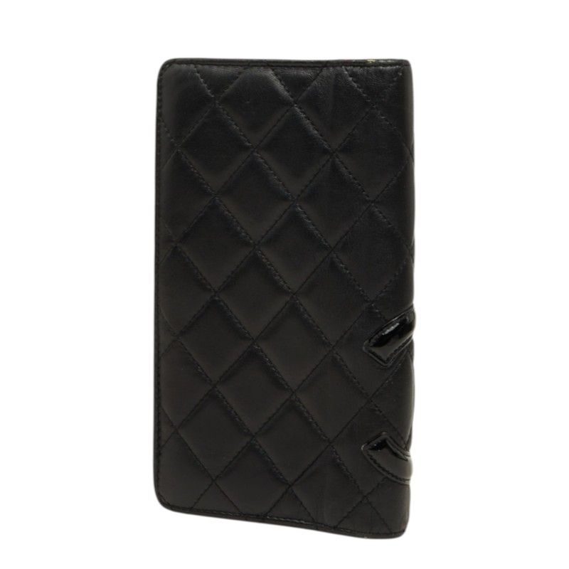 Chanel Cambon Line Leather Long Wallet