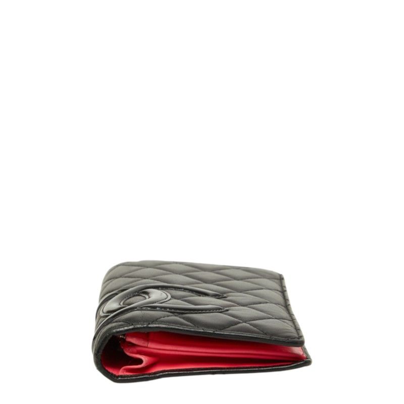Chanel Cambon Line Leather Long Wallet