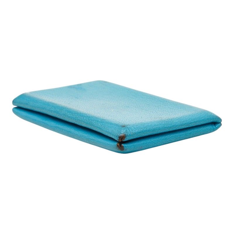 Hermes Calvi Leather Card Case