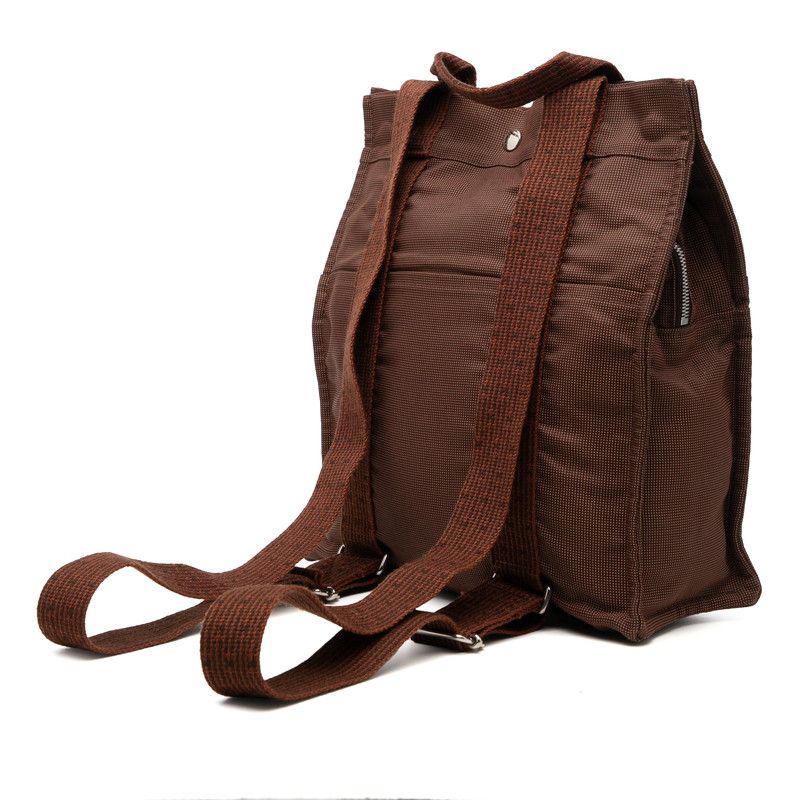 Hermes Herline Ad MM Canvas Backpack