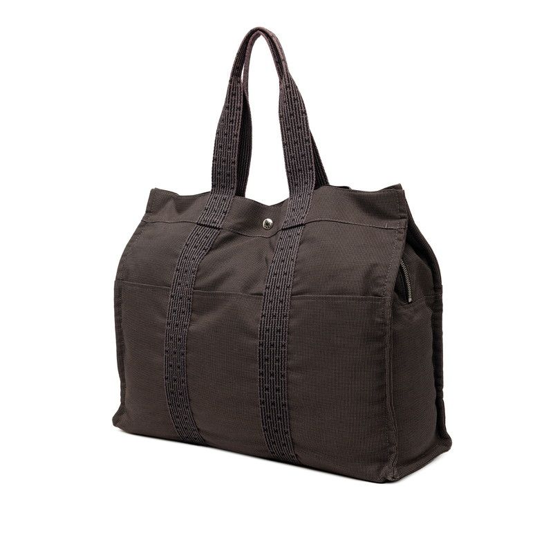 Hermes Herline GM Canvas Tote Bag