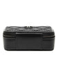 CHANEL Coco Mark So Black Leather Satin Mini Shoulder Bag