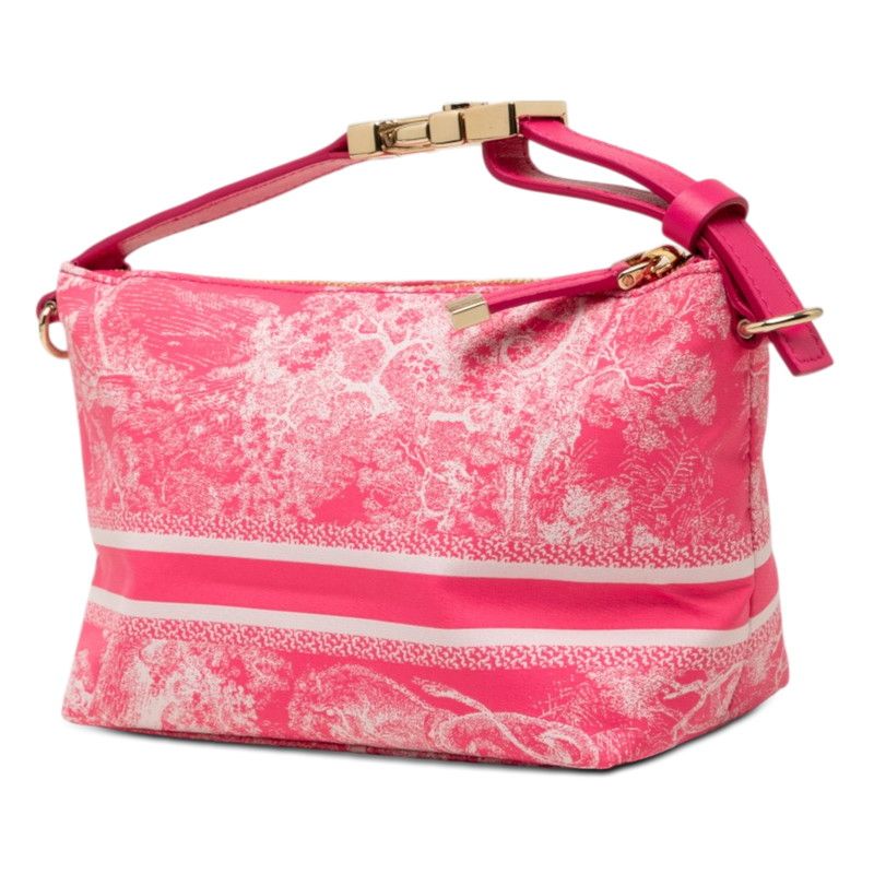 Dior Dioriviera Nomad Pouch Toile de Jouy Leather Shoulder Bag
