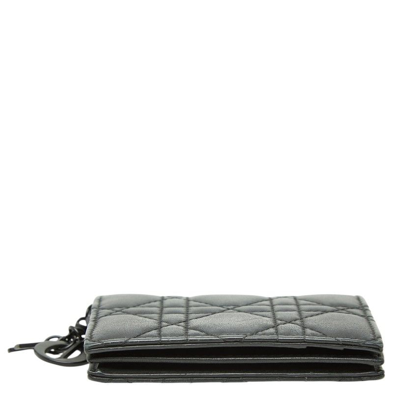 Dior Lady Dior Bloom Leather Card Case