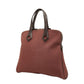 Hermes Sac Ebou PM Canvas Leather Tote Bag