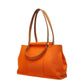 Hermes Cabag Elan PM Canvas Leather Tote Bag