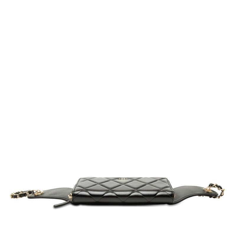 Chanel 31 RUE CAMBON Lambskin Chain Wallet