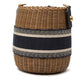 Dior Oblique Wicker Rattan Canvas Leather Bucket Bag