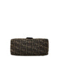Fendi Zucca Canvas Leather Shoulder Bag