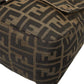 Fendi Zucca Canvas Leather Shoulder Bag
