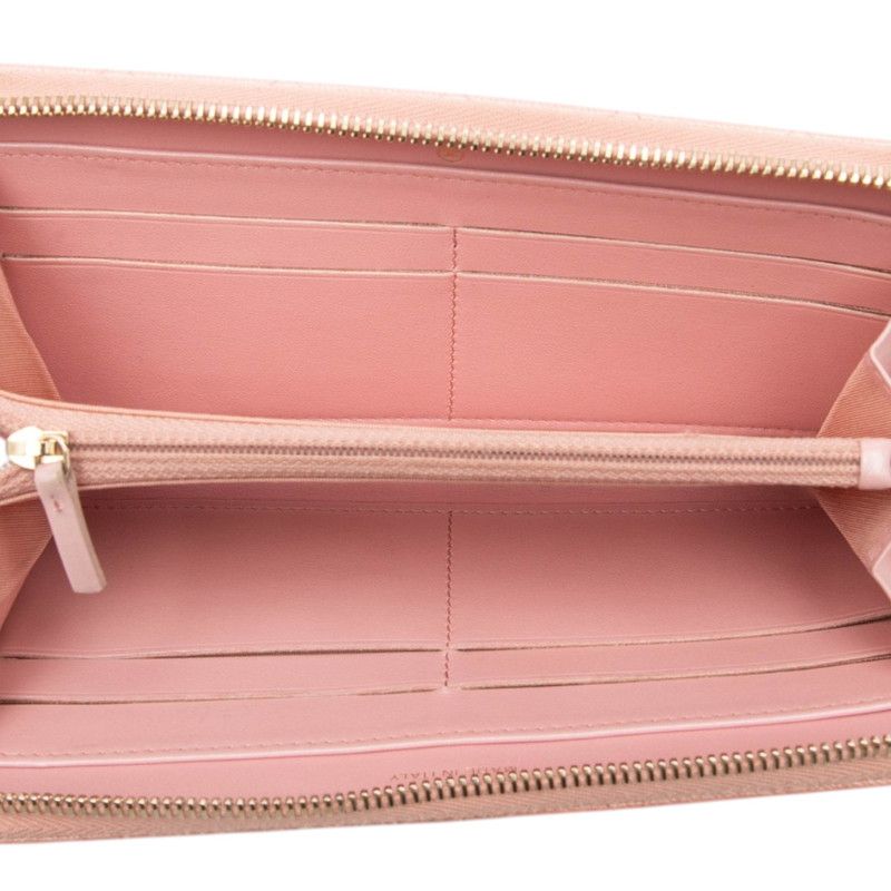 Chanel Caviar Leather Long Zip Wallet