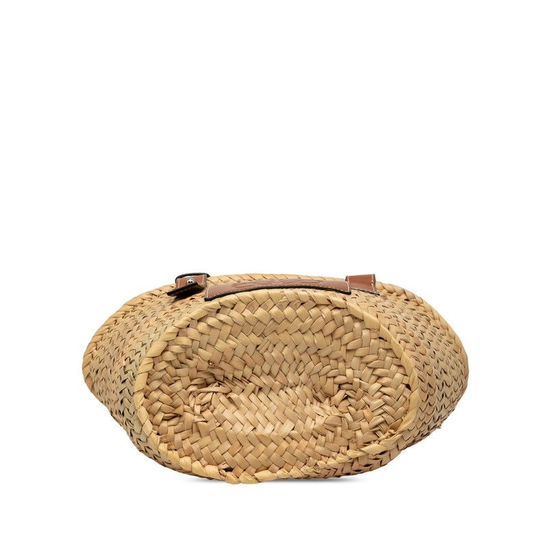Loewe Anagram Raffia Handbag