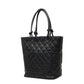 Chanel Cambon Matelasse Patent Calfskin Tote Bag