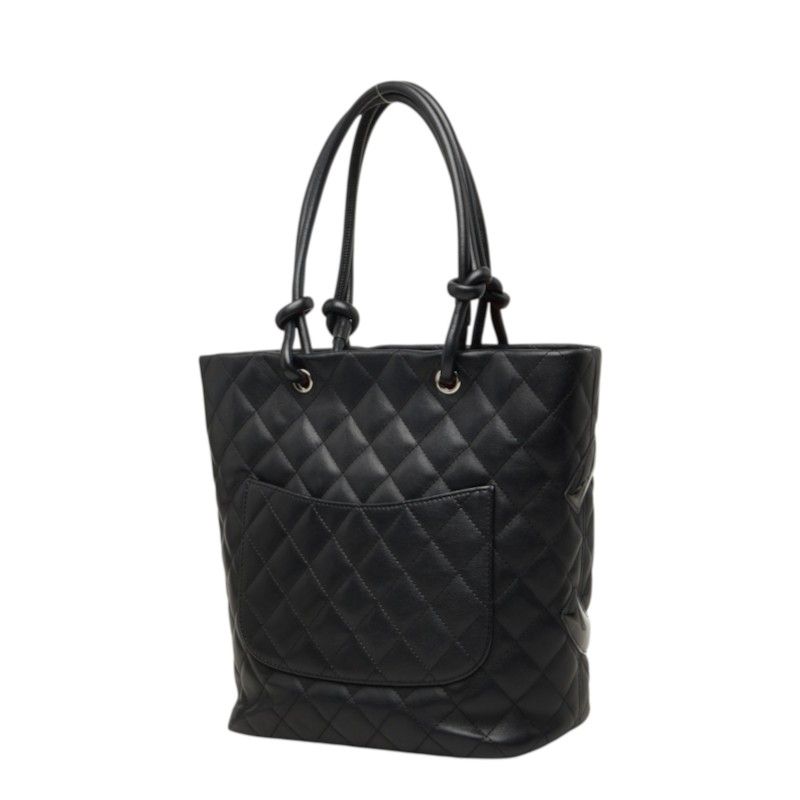 Chanel Cambon Matelasse Patent Calfskin Tote Bag