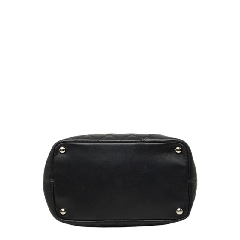 Chanel Cambon Matelasse Patent Calfskin Tote Bag
