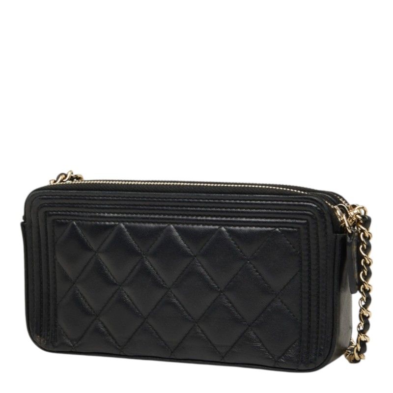 Chanel Boy Chanel Lambskin Shoulder Bag