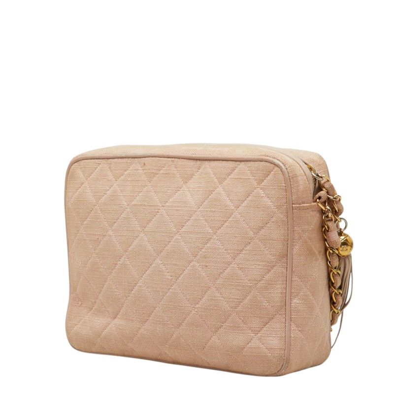CHANEL Caviar Leather Quilted Chain Shoulder Bag