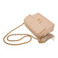 CHANEL Caviar Leather Quilted Chain Shoulder Bag