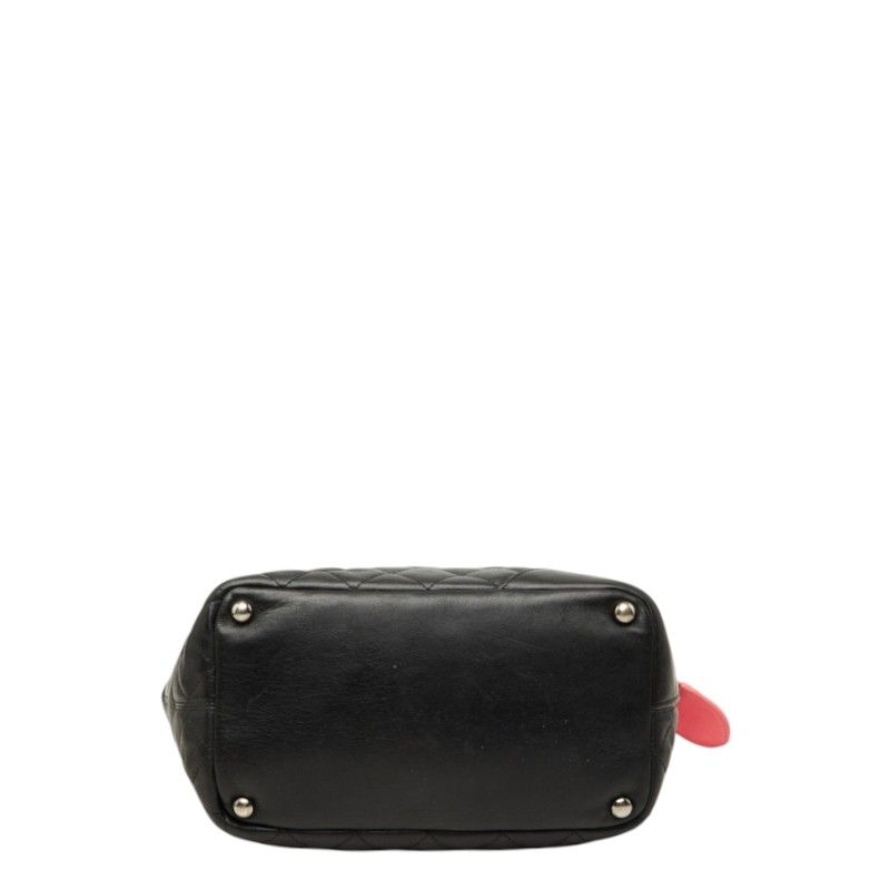 Chanel Cambon Line Coco Mark Leather Tote Bag