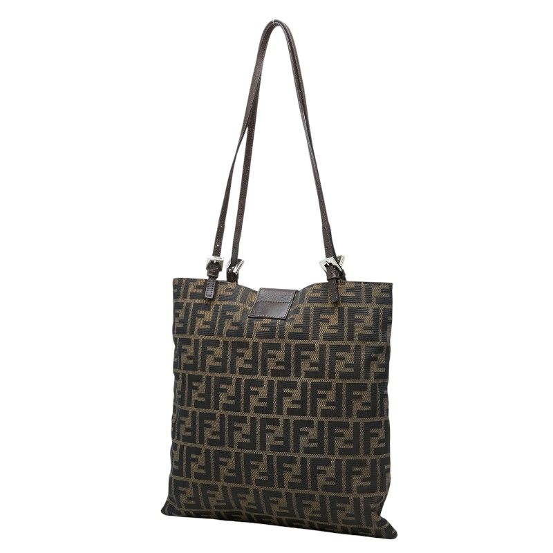 Fendi Zucca Canvas Tote Bag