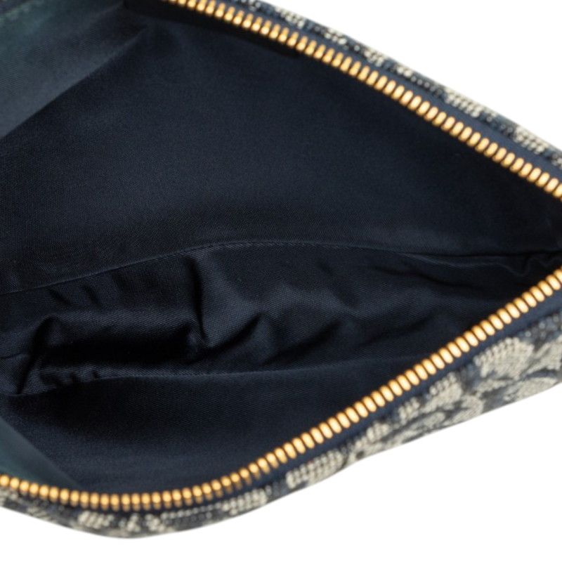 Dior Trotter Saddlebag Canvas Leather Shoulder Bag