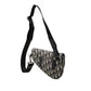 Dior Oblique Saddle Canvas Leather Waist Bag