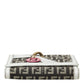 Fendi Zucchino Canvas Leather Trifold Wallet