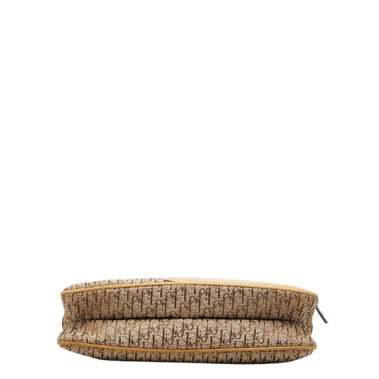 Dior Trotter Straight Chic Canvas Leather Shoulder Bag