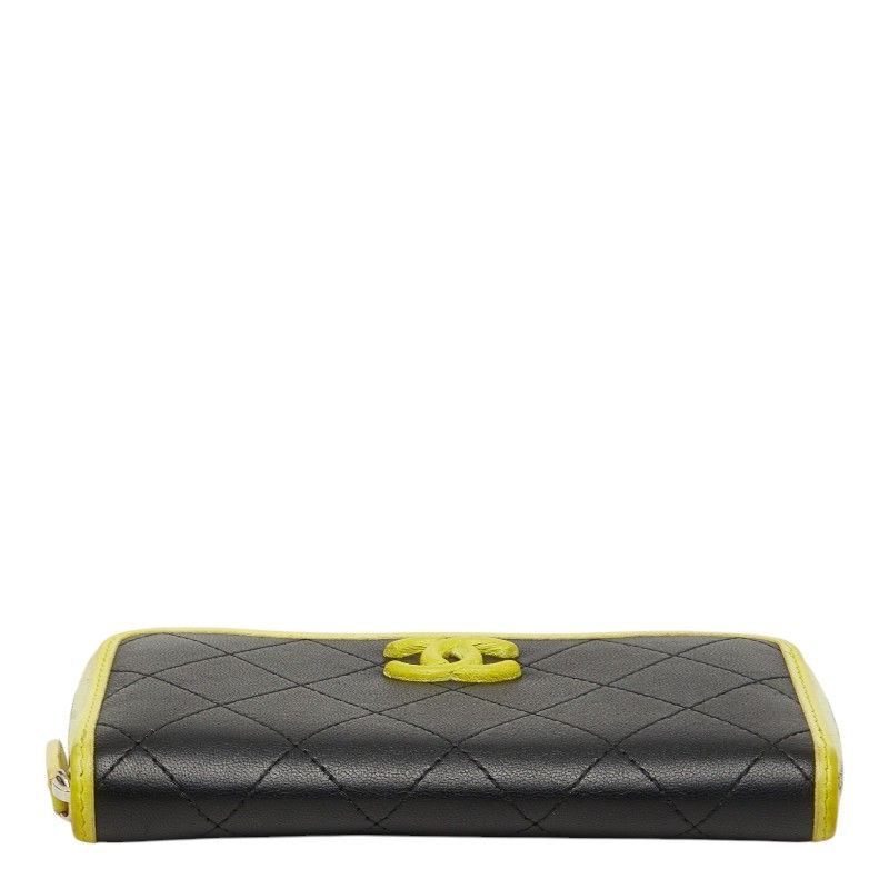 Chanel Matelasse Leather Long Wallet