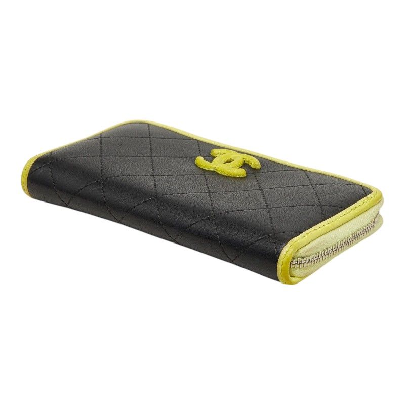 Chanel Matelasse Leather Long Wallet