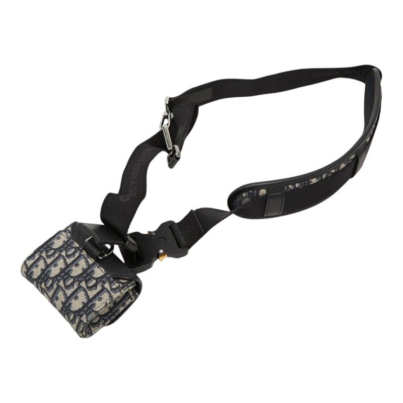 Dior Oblique Canvas Leather Shoulder Bag