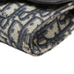 Dior Oblique Canvas Leather Shoulder Bag