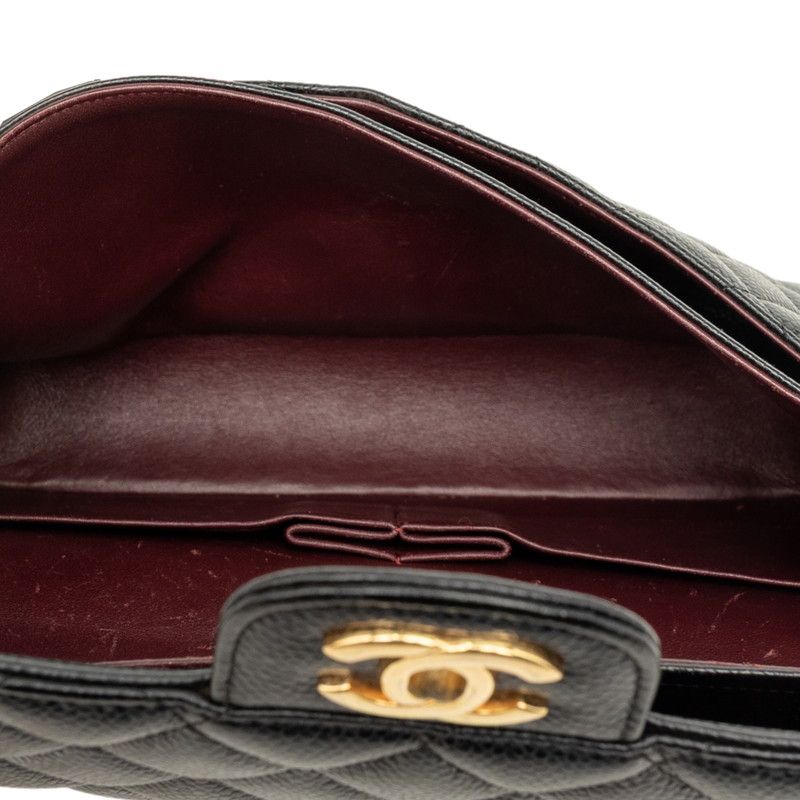 Chanel Coco Mark Matelasse Caviar Skin Shoulder Bag