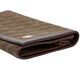 Fendi Zucca Canvas Leather Long Wallet