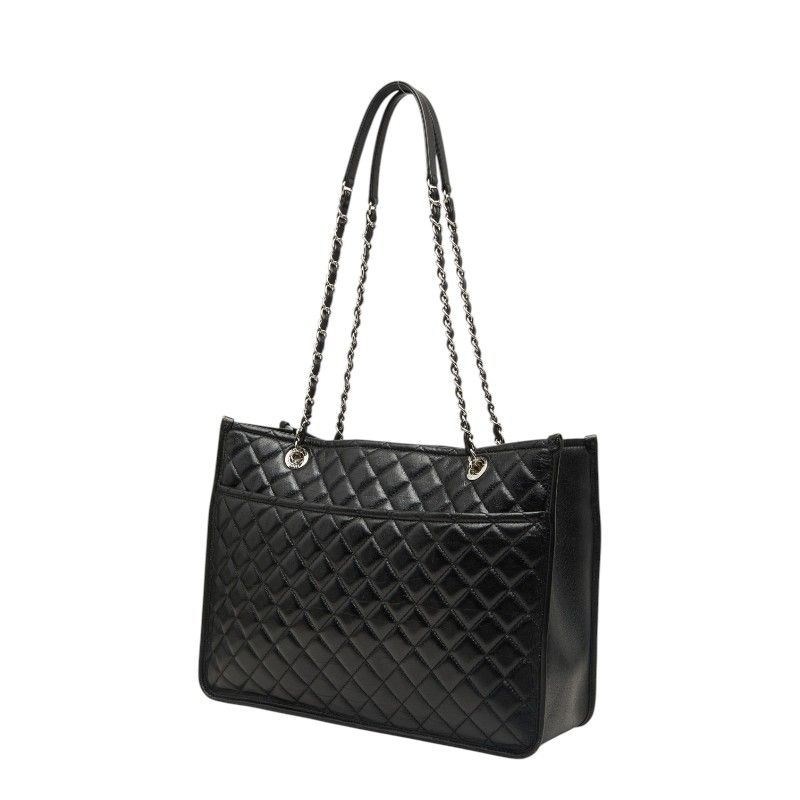 Chanel Matelasse Coco Mark Leather Tote Bag