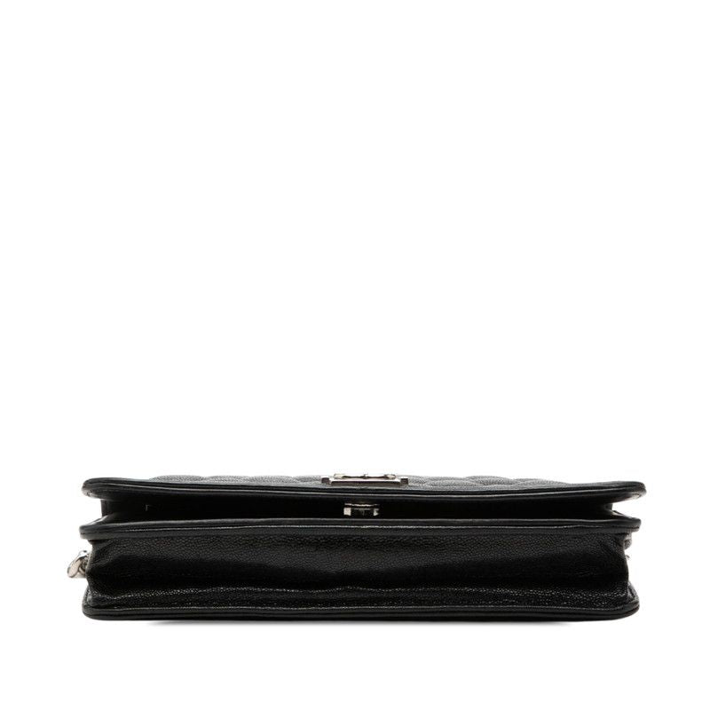 Chanel Boy Chanel Caviar Leather Chain Wallet