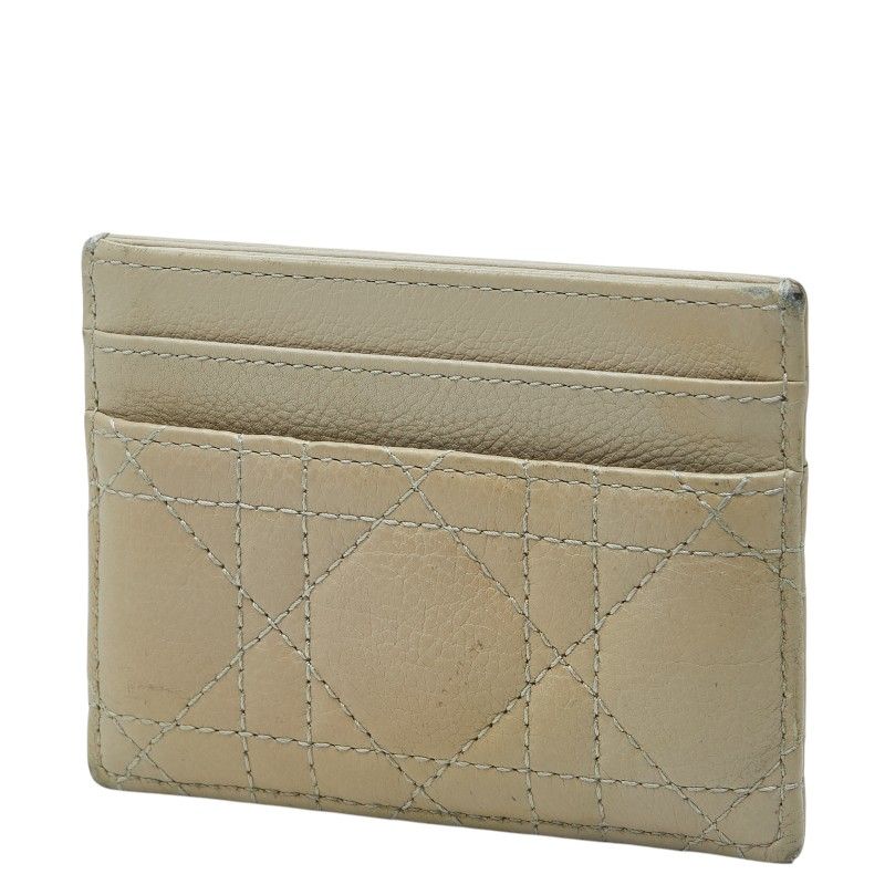 Dior Caro Freesia Leather Card Case