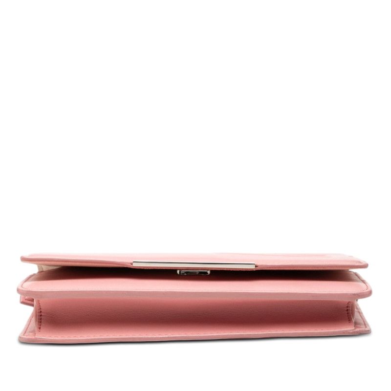 FENDI Leather Chain Shoulder Bag Wallet