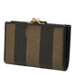 Fendi Pequin PVC Leather Wallet