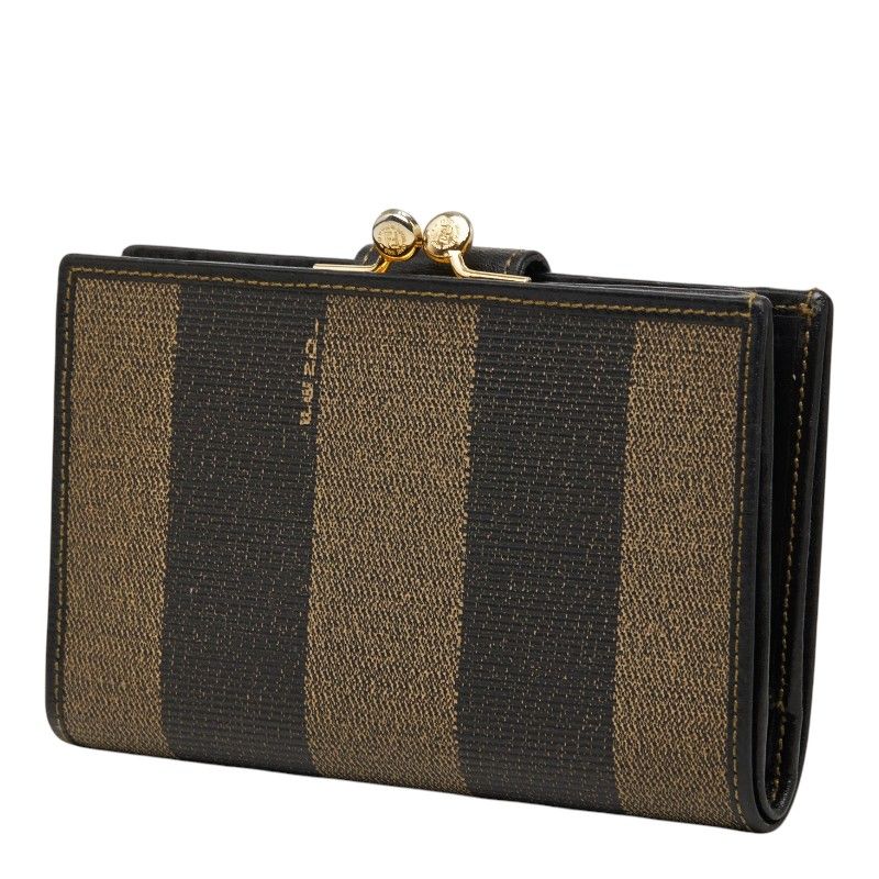 Fendi Pequin PVC Leather Wallet