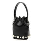 FENDI Mini Mon Tresor Leather Bucket Bag